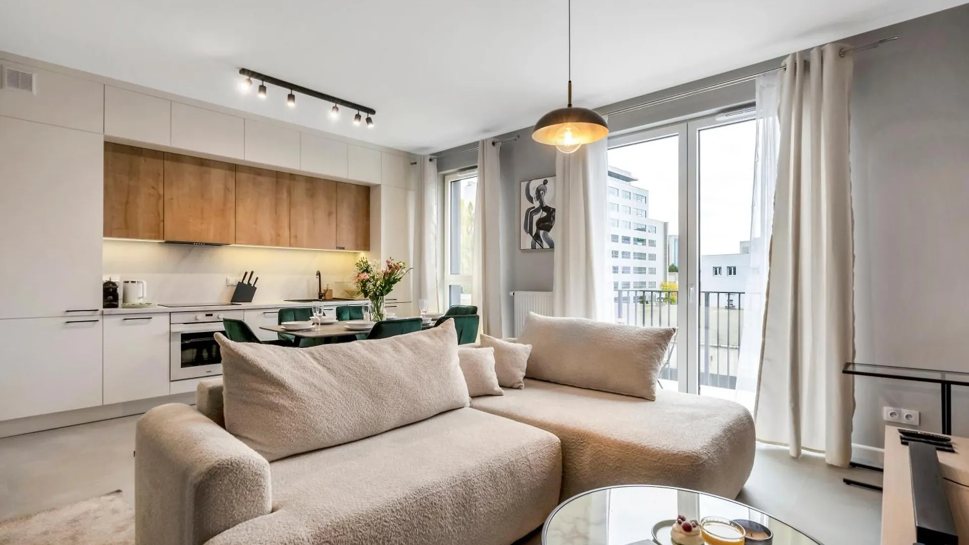 Warsaw Prestige Suites - Two-Level Loft, 72M2, 1000Mbs Internet, Parking, Gym - By Rentujemy بولندا